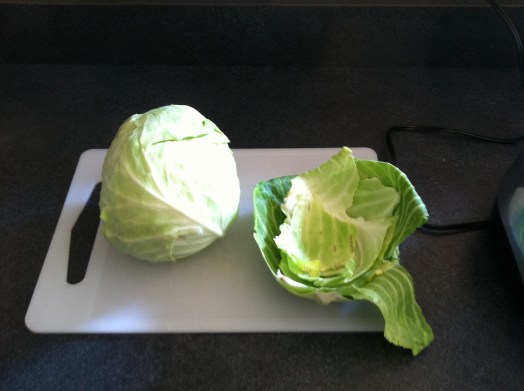 Cabbage leaves